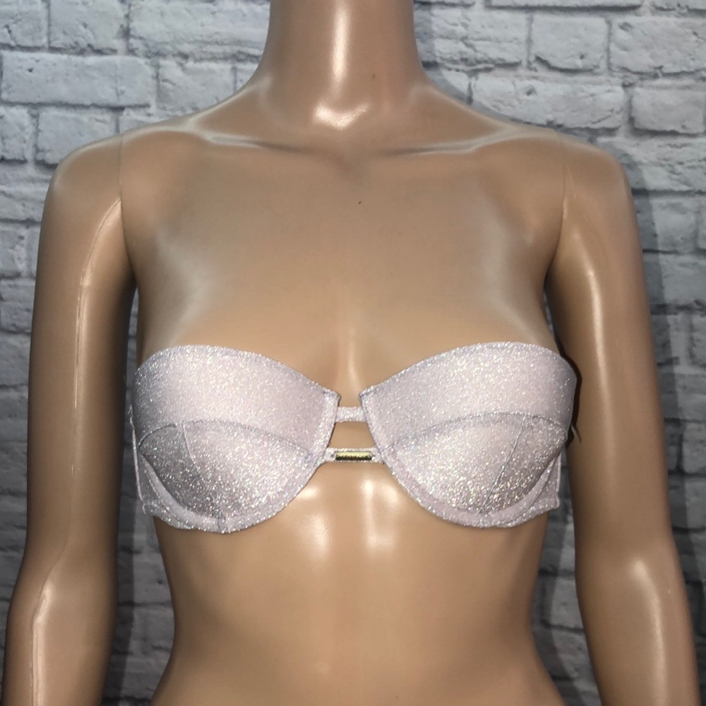 Victoria's Secret White Bikini with Underwire Support